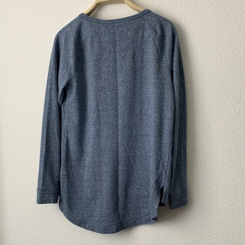 Champion Heathered Blue Women's Lounge Shirt - Picture 2 of 3